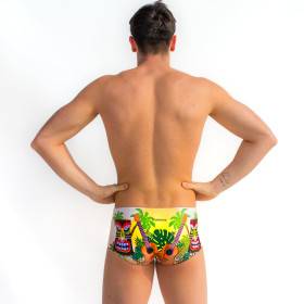 SWEAMS TRUNKS ALOHA TIKI - Boxer Natation Homme