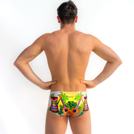 SWEAMS TRUNKS ALOHA TIKI - Boxer Natation Homme | Les4Nages