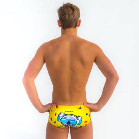Boxer Natation Sweams KOALA AUSTRALIA NEON YELLOW - Boxer Natation Homme