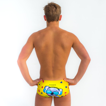 Boxer Natation Sweams KOALA AUSTRALIA NEON YELLOW - Boxer Natation Homme | Les4Nages