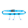 Ceinture porte dossard RUSH Basic Race belt Blue avec 3 points