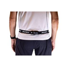 Ceinture porte dossard RUSH Basic Race belt Black avec 3 points