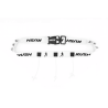 Ceinture porte dossard RUSH Energy Race belt Blanc avec 3 points de fixation et 6 porte gels