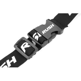 Ceinture porte dossard RUSH Energy Race belt Black avec 3 points de fixation et 6 porte gels