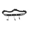 Ceinture porte dossard RUSH Energy Race belt Black avec 3 points de fixation et 6 porte gels