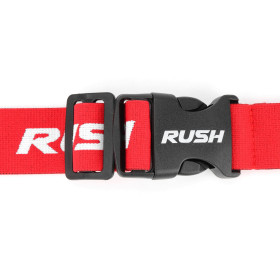 Ceinture porte dossard RUSH Energy Race belt Red avec 3 points de fixation et 6 porte gels