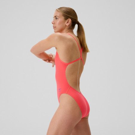 Club Training V-Back Endurance+2.0 uni orange - Maillot femme 1 pièce | Les4Nages