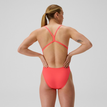 Club Training V-Back Endurance+2.0 uni orange - Maillot femme 1 pièce | Les4Nages