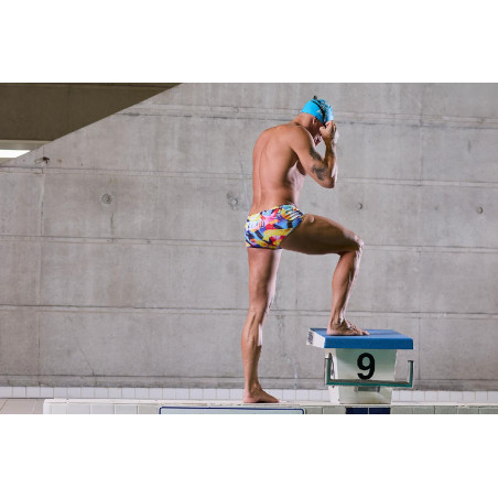 ZEROD Trunks BRUSHWAVE - Boxer Natation Homme | Les4Nages