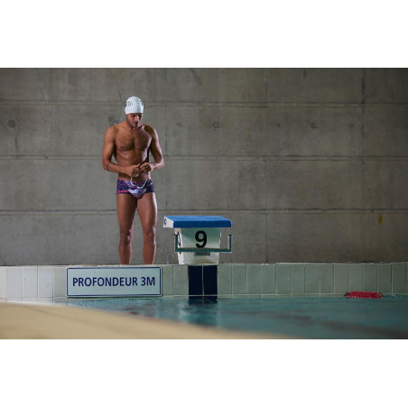 ZEROD Trunks GLITCHER - Boxer Natation Homme | Les4Nages