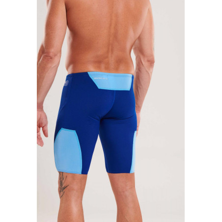 ROYAL BLUE/SKY BLUE - Jammer Natation Homme Zerod | Les4Nages