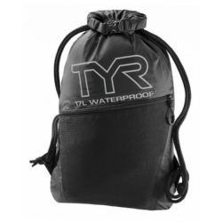 Mesh Bag TYR Alliance Waterproof Sack Pack 17 litres - Black - Sac étanche piscine