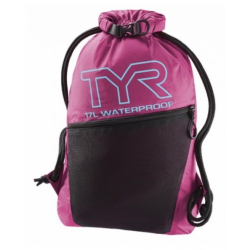 Mesh Bag TYR Alliance Waterproof Sack Pack 17 litres - Rose - Sac étanche piscine