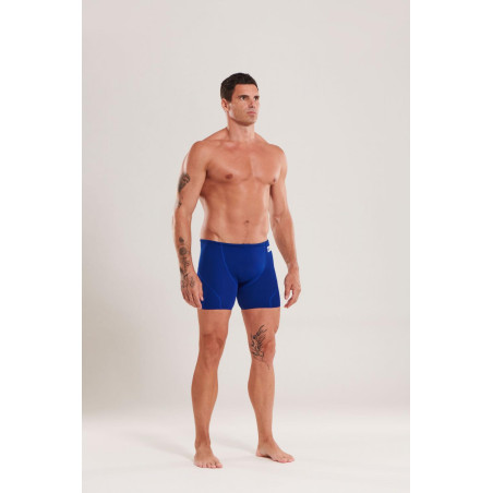 ZEROD ROYAL BLUE/SKY BLUE - Aquashort boxer Natation Homme | Les4Nages
