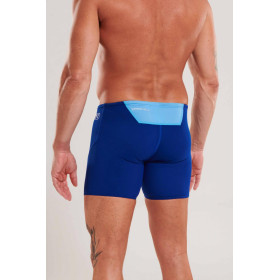  Boxer ROYAL BLUE/SKY BLUE - Aquashort boxer Natation Homme Zerod 