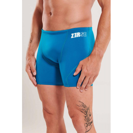 ZEROD EMERALD GREEN/MINT - Aquashort boxer Natation Homme | Les4Nages