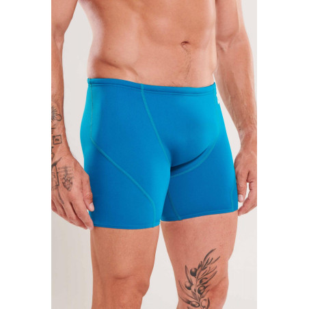 ZEROD EMERALD GREEN/MINT - Aquashort boxer Natation Homme | Les4Nages