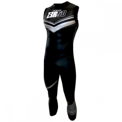  ZEROD OCEAN - Silver Grey - Combinaison Triathlon Sans Manches néoprène