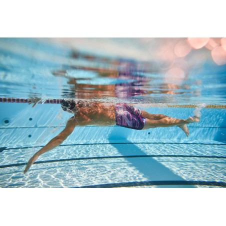 ZEROD GLITCHER - Aquashort boxer Natation Homme | Les4Nages