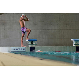  Boxer GLITCHER - Aquashort boxer Natation Homme Zerod 