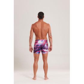  Boxer GLITCHER - Aquashort boxer Natation Homme Zerod 