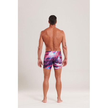 ZEROD GLITCHER - Aquashort boxer Natation Homme | Les4Nages