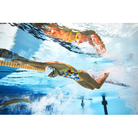 BRUSHWAVE - Maillot de bain Natation Femme 1 pièce Zerod | Les4Nages