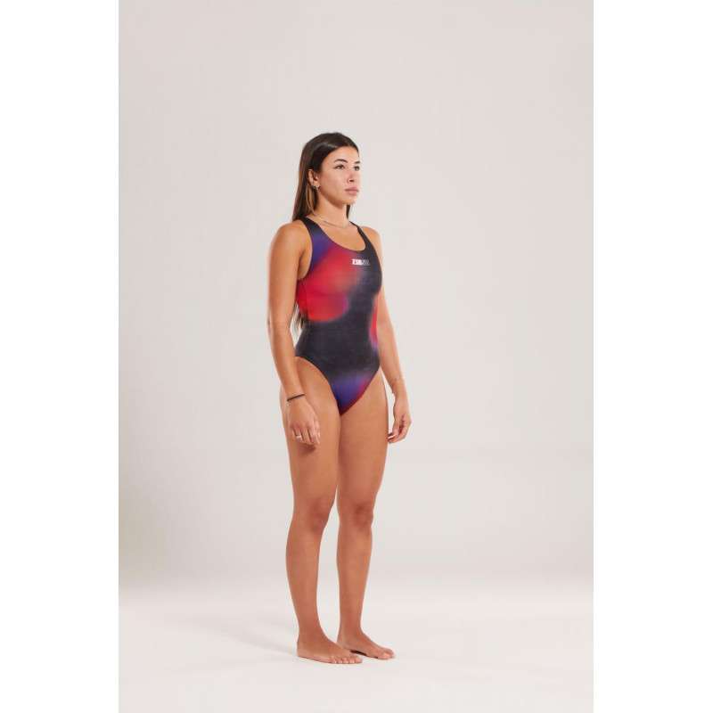SCULPT VORTEX NEBULA - Maillot de bain Natation Femme 1 pièce Zerod | Les4Nages