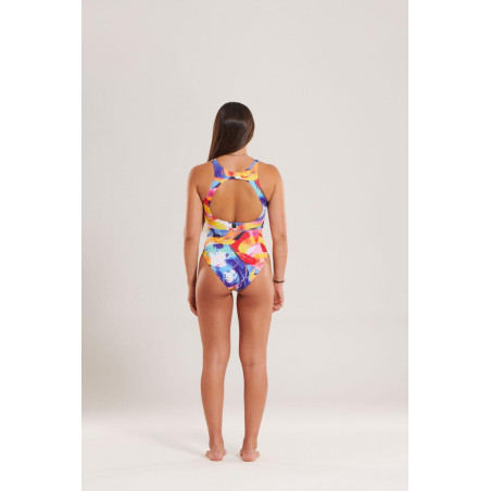 SCULPT BRUSHWAVE - Maillot de bain Natation Femme 1 pièce Zerod | Les4Nages