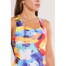 ZEROD SCULPT BRUSHWAVE - Maillot de bain Natation Femme 1 pièce 