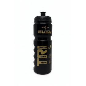 Bidon TRIATHLON RUSH - Black Shiny GOLD - 750ml