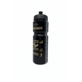 Bidon TRIATHLON RUSH - Black Shiny GOLD - 750ml