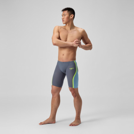 SPEEDO FastSkin LZR PURE INTENT 2.0 JAMMER - GREY BLUE - Jammer Natation Competition Homme | Les4Nages