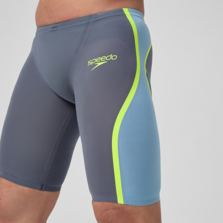 SPEEDO FastSkin LZR PURE INTENT 2.0 JAMMER - GREY BLUE - Jammer Natation Competition Homme | Les4Nages