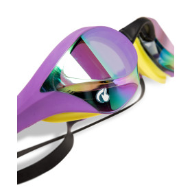 ARENA Cobra Ultra Swipe Mirror - EMERALD PLUM CYBER LIME - Lunettes Natation 
