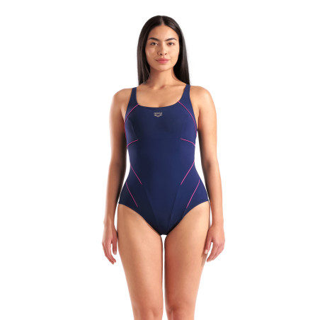 Arena BODYLIFT JEWEL R Navy FAIRY ROSE - Maillot Natation Arena Aquagym | Les4Nages