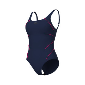Arena BODYLIFT JEWEL R Navy FAIRY ROSE - Maillot Natation Arena Aquagym