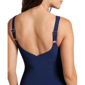 Arena Bodylift MILENA Wing Back NAVY - Maillot Natation Arena Aquagym et aquafitness