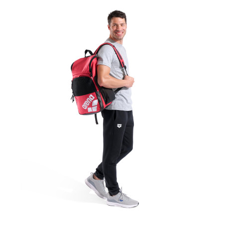 ARENA ONE GO BACKPACK 35L RED - Sac à Dos Natation et Piscine | Les4Nages