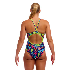 Maillot Menstruel Natation Funkita Starry Night - Diamond Secure - Maillot femme 1 pièce
