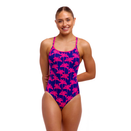 Maillot Menstruel Natation Funkita Pinky Palms - Diamond Secure - Maillot femme 1 pièce | Les4Nages Maillot Menstruel Natation Funkita Pinky Palms - Diamond Secure - Maillot femme 1 pièce | Les4Nages