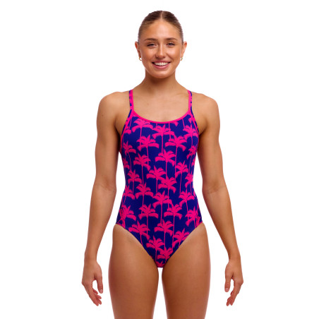 Maillot Menstruel Natation Funkita Pinky Palms - Diamond Secure - Maillot femme 1 pièce | Les4Nages Maillot Menstruel Natation Funkita Pinky Palms - Diamond Secure - Maillot femme 1 pièce | Les4Nages