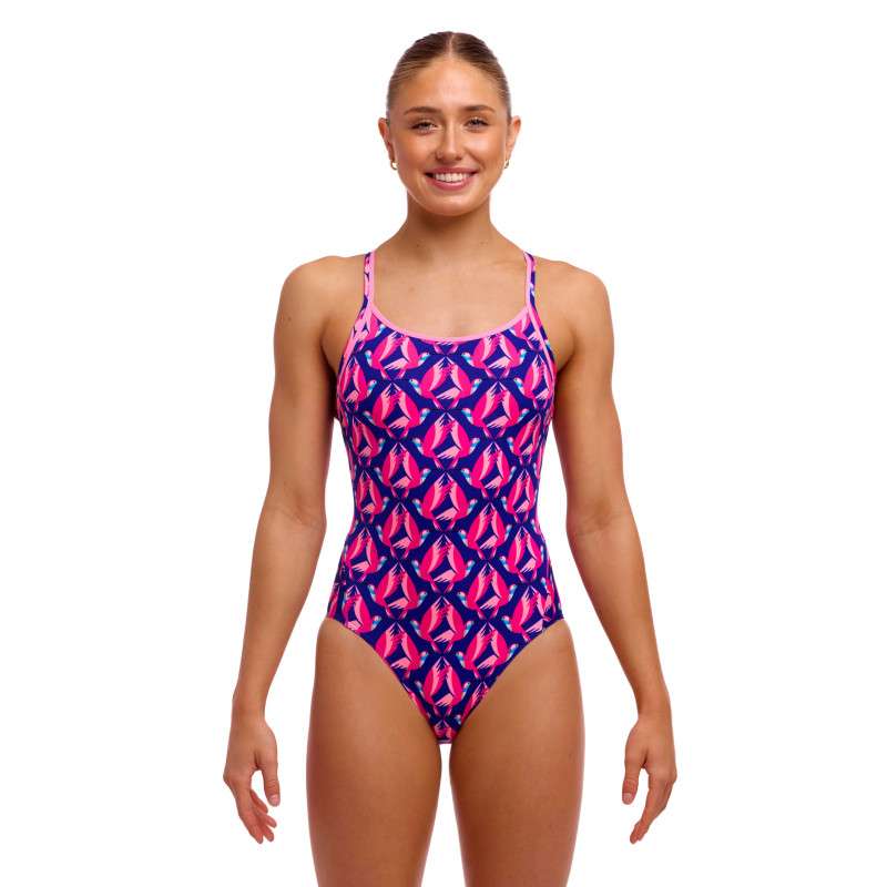 Funkita Ho Hum - Diamond Back - Maillot femme 1 pièce | Les4Nages