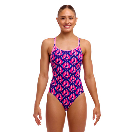 Funkita Ho Hum - Diamond Back - Maillot femme 1 pièce | Les4Nages
