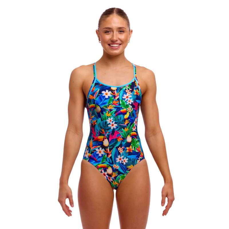 Funkita Birdie Wordie - Diamond Back - Maillot femme 1 pièce | Les4Nages