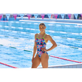 Funkita Wet Wave - Single Strap - Maillot femme 1 pièce