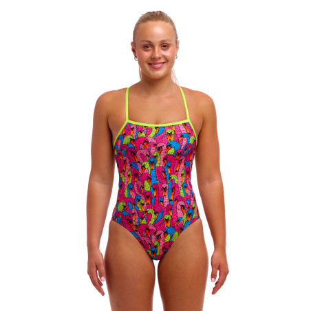 Funkita Swan City - Single Strap - Maillot femme 1 pièce | Les4Nages