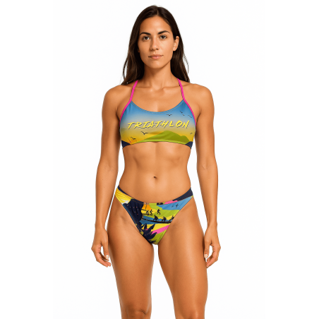 Maillot de bain SWEAMS TRIATHLON SPIRIT - Maillot Femme 2 Pieces | Les4Nages