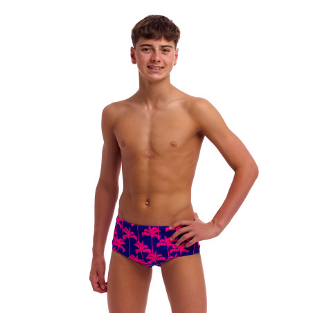 Funky Trunks Pinky Palms - Sidewinder - Boxer garçon | Les4Nages