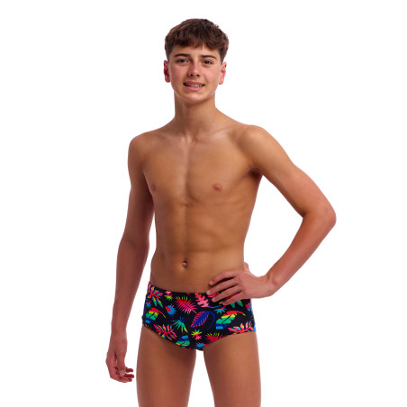Funky Trunks Lost Leaf - Sidewinder - Boxer garçon | Les4Nages